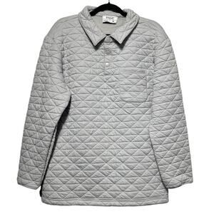 Stoic Men’s Venture Quilted Rugby Long-Sleeve Polo / Size-Medium